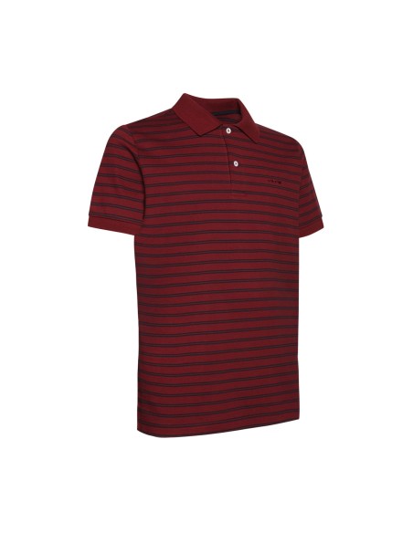 Geox Sustainable polo uomo in cotone organico con righe all over
