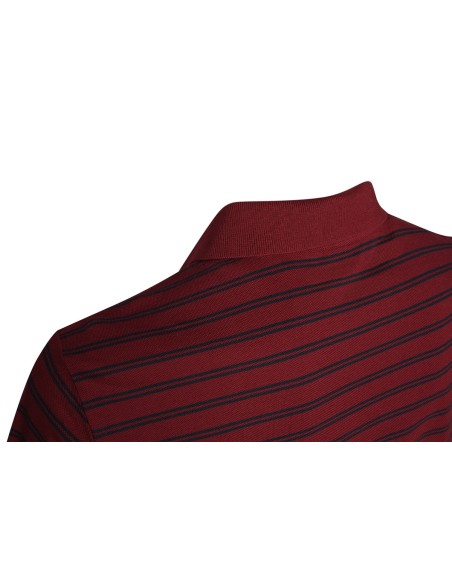 Geox Sustainable polo uomo in cotone organico con righe all over