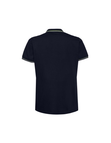 Geox Sustainable men's polo shirt in cotton pique with knitted collar