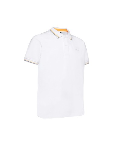 Geox Sustainable men's polo shirt in cotton pique with knitted collar