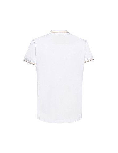 Geox Sustainable men's polo shirt in cotton pique with knitted collar