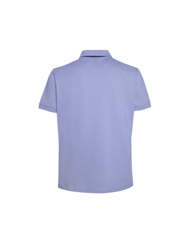 Geox Sustainable men's polo shirt in cotton pique with knitted collar