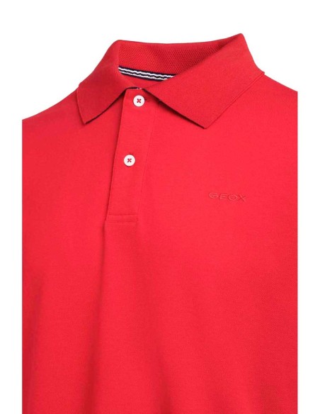 Geox Sustainable polo manica corta uomo in cotone organico