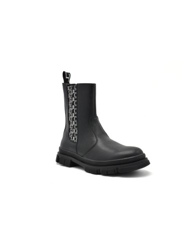 Cult Combat Damen- und Mädchenstiefelette mit Multi-Logo aus Stoff