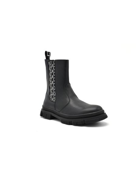 Cult Combat Damen- und Mädchenstiefelette mit Multi-Logo aus Stoff