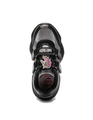 Lelli Kelly Unicorno girl sneaker in patent leather and glitter fabric LK5910